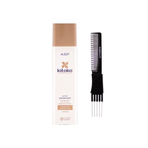yper Asp Kitoko Active PH Re-Balancer (8.5 oz) with Teasing Comb Pack 1