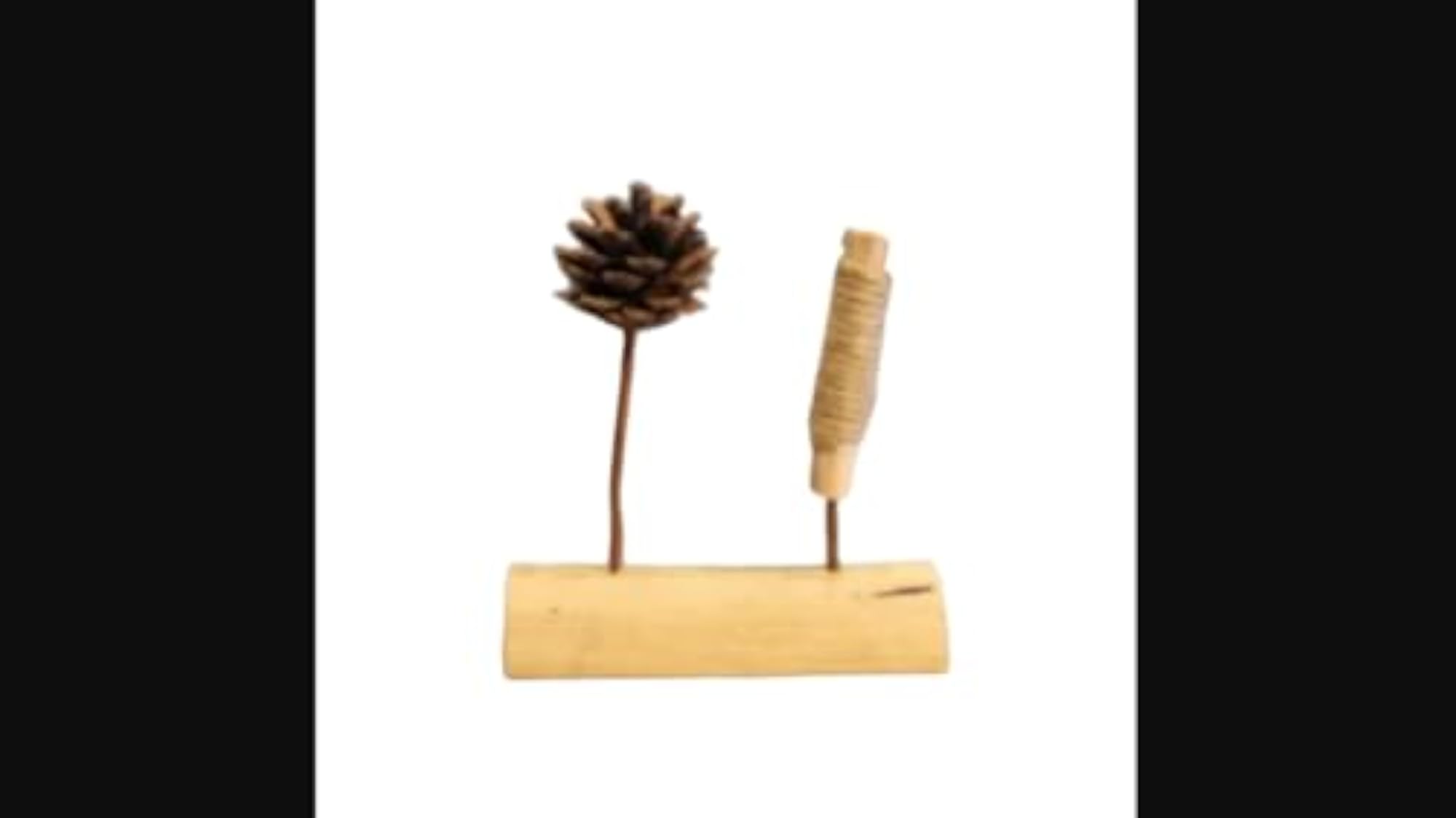 DIY Tree Branch Rope Stand Picture Frame Holder, Creative Home Decor