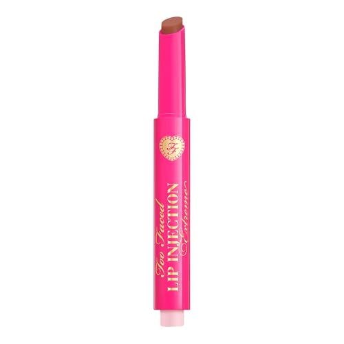 Too Faced Lip Injection Extreme Plumping Clicks | Hydrating, Sheer-To-Medium Buildable Coverage, Lip Plumper with Click Applicator, 0.05 Ounce, Perfect Pink