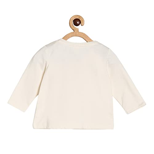 Image of miniklub Baby Round Neck Short Sleeve Knitted Cotton Pinny Set, Pack of 2 (Multi Color)
