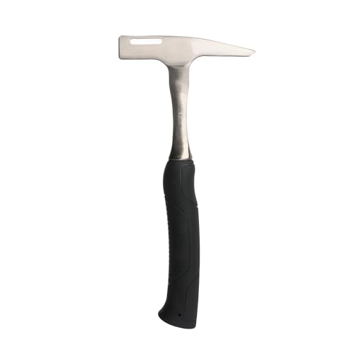 Malco Tin Master Hammer (TMH1) 18 oz Tinners Hammer Built-In Drive Cleat Bending Slot HVAC Sheet Metal Forged Steel Individually Hardened & Tempered Sections