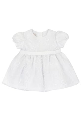 Chicco, Vestito Elegante Neonata, a Maniche Corte, Ideale per Eventi, Feste o Altre Occasioni, Designed in Italy,...