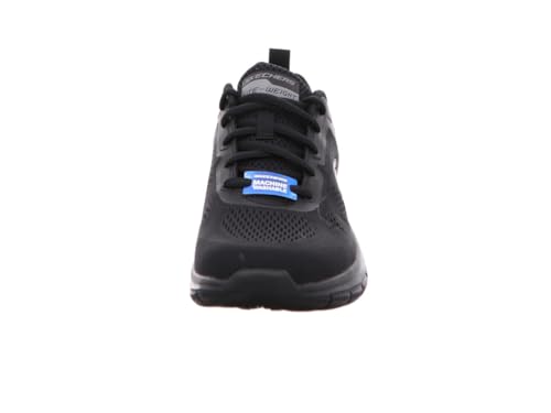 Image of Skechers Sport Women's Fashion Fit Sneaker, Black Mesh Pu, 6.5