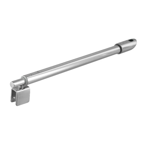 Barra fija para puerta de ducha de cristal Barra de soporte for mampara ducha acero inoxidable ajustable 300 a 500 mm for mamparas 8 a 12(Inclined)