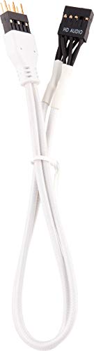 Cables blindados Corsair blanco de 30 cm para extensión de panel frontal 2