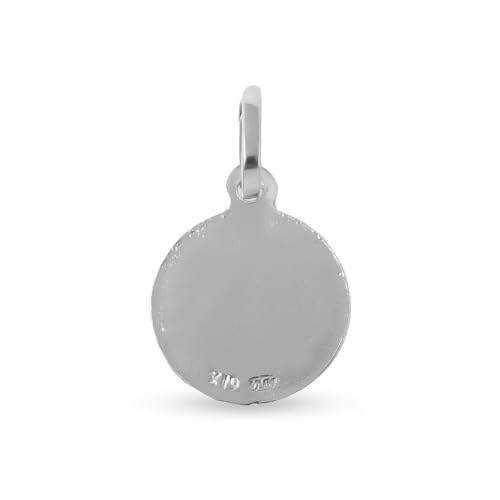 Medalla Virgen de Tíscar de Plata de Ley 925m y 13mm, joya religiosa Patrona de Cazorla 2