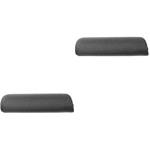 SEWOART 2個 オフィスレストマット foot care footcare デスク下用フットスツール フットレベラー枕 ソファ用腰枕 足枕 足用クッション 足首枕 ポリエステル綿 Black