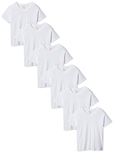 Hanes Ultimate White V-Neck