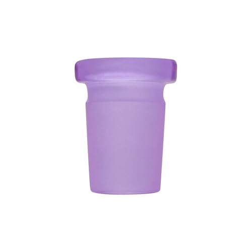 Image of Terporium Low Profile Reduction Adapter (Single) | Purple 18mm Male to 14mm Female Converts 18mm to 14mm | Made of 100% Borosilicate Glass