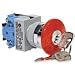 AXW401-R, Switch Key Lock N.C. SPST 45? Flat Key 10A 440VAC 220VDC 745.7VA Screw 500000Cycles Panel Mount