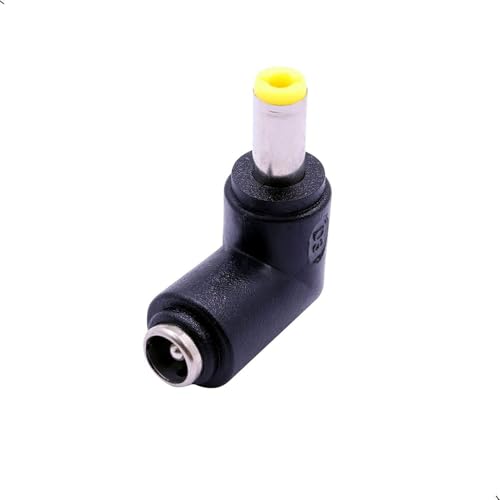Adaptador Conector DC Power Ángulo 90° 5.5x2.5 a 5.5x2.1 mm miniatura 4