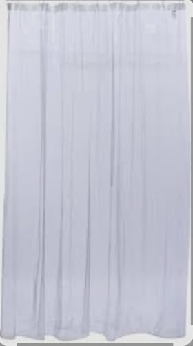 Image of PVC AC Curtain - Solid Transparent Plastic Door Curtain for Air Conditioner - Water Proof & Dust Proof (4.5 ft x 9 ft) Thickness 0.15 mm Pack of 2