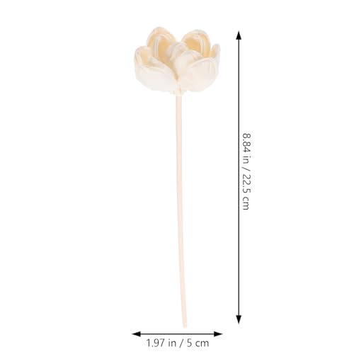 4 piezas de flores difusoras para aromaterapia miniatura 2