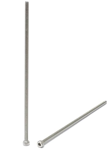 Image of iexcell 20 Pcs M4 x 140mm Thread Pitch 0.7 mm Stainless Steel 304 Hex Socket Head Cap Screws Bolts Kit