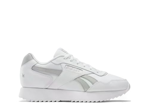 Reebok Glide Ripple Double, Basket, White/White/Silver Met.,