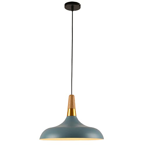 CHENKUI Lámpara de techo con base E27, lámpara colgante de macarrón, estilo simple, lámpara colgante de madera maciza, accesorios de iluminación para restaurante, bar, café, comedor