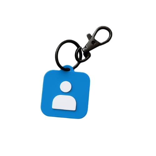 Smart NFC Digital Profile Sharing Keychain – Tap-to-Share Contact Info