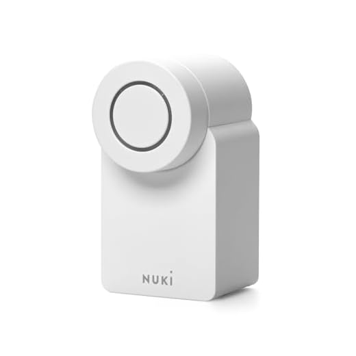 Nuki Smart Lock Go (2025) mit Bluetooth, WLAN & Matter, elektronisches Türschloss macht Smartphone zum Schlüssel & ermöglicht schlüssellosen Zutritt, smartes Schloss zum Nachrüsten ohne Zylindertausch