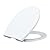 Elongated Toilet Seat, Soft Close Toilet Seat, Quick Release Hinges,One Button for Easy Cleaning, Slow Close Plastic Toilet Seats and Cover,Easy Installation Never Loosen Hinge White Toilet Lid