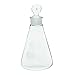 Chemglass CG-1546-03, Erlenmeyer Flask with Size 16 Stopper Top, 25ml Capacity