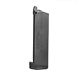 Clover Airsoft-PTS SAM Airsoft 1911 Magazine, 24 BB Capacity, Compatible with TM Airsoft Pistols, Enhanced Gas Efficiency and Durability (Green Gas, 1)