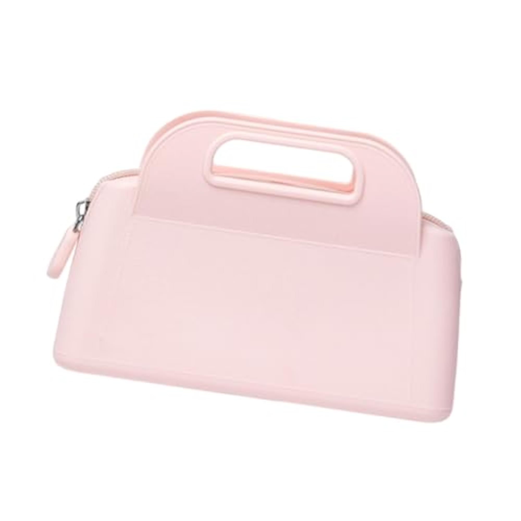 Silicone Makeup Bag Waterproof Travel Cosmetic Bag, Pink