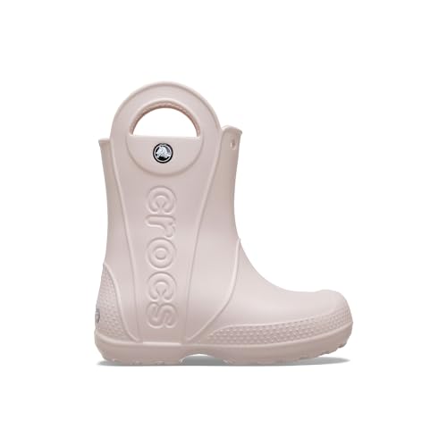Image of Crocs Kids' Handle It Rain Boots | Waterproof Slip On Shoes | Kids' Rain Boots