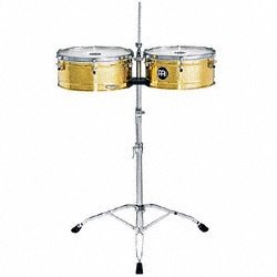 Meinl Percussion Artist Series Timbales LC1BRASS, 2 Trommeln