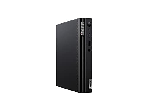 Image of Lenovo ThinkCentre M75q Gen 2 11JJ0019US Desktop Computer - AMD Ryzen 5 4650GE Hexa-core (6 Core) 3.30 GHz - 8 GB RAM DDR4 SDRAM - 256 GB SSD - Tiny - Raven Black - Windows 10 Pro 64-bit - English (U
