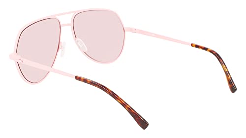 Lacoste L250Se Pilot Sunglasses, Matte Rose, One Size #TOP3