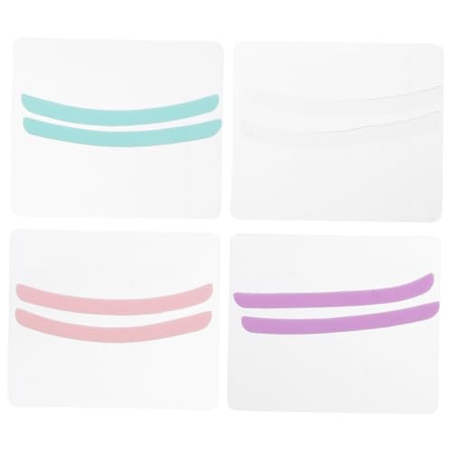 TOVINANNA 4 Pair Lash Lifting Pads Rods Shield Silicone Eye Lash Perm Anti Aging Reusable Beauty Tool Kit