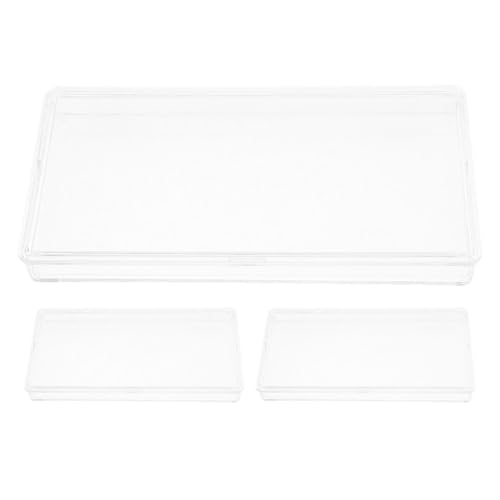 VILLCASE Caja Para Billetes Transparente De Plástico Con Capacidad Para 100 Billetes Organizador De Protector Multifuncional Para Monedas Uso En Oficina Y Hogar