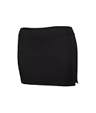 ION Cheer Fitted Athletic Skort | Cheerleading Aspire Sensation Skirt with Built-in Shorts (Black, AL)