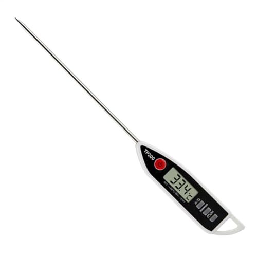 プロ仕様の肉用サーモグラフ - デジタル肉用温度計 | LEDディスプレイ付き防水肉サーモグラフ - インスタント読み取りクッキングサーモグラフ、グリルサーモグラフで正確な測定。