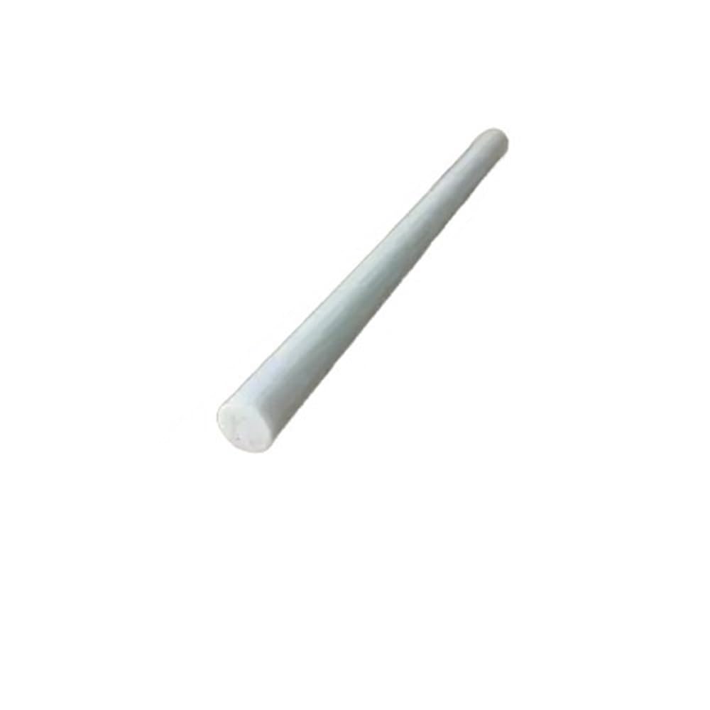 Lot de 10 tiges en fibre de verre blanche, longueur 500 mm, diamètre de la barre en fibre de verre 0,8 mm à 10 mm(9.0)