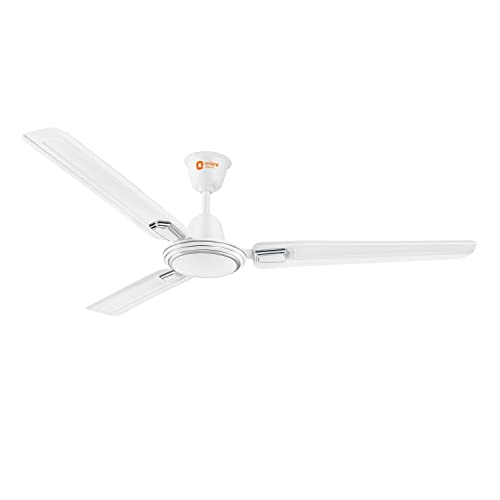 Orient Ceiling Fan Ivory Gold 1200mm (pack Of 1) Pacific Air Décor Bee Rated Front View