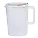 UPKOCH Pichet avec Couvercle en Plastique Carafe D' Boisson Pichet Cruche D' Froide Chaude pour Jus De L' Café Thé Glacé