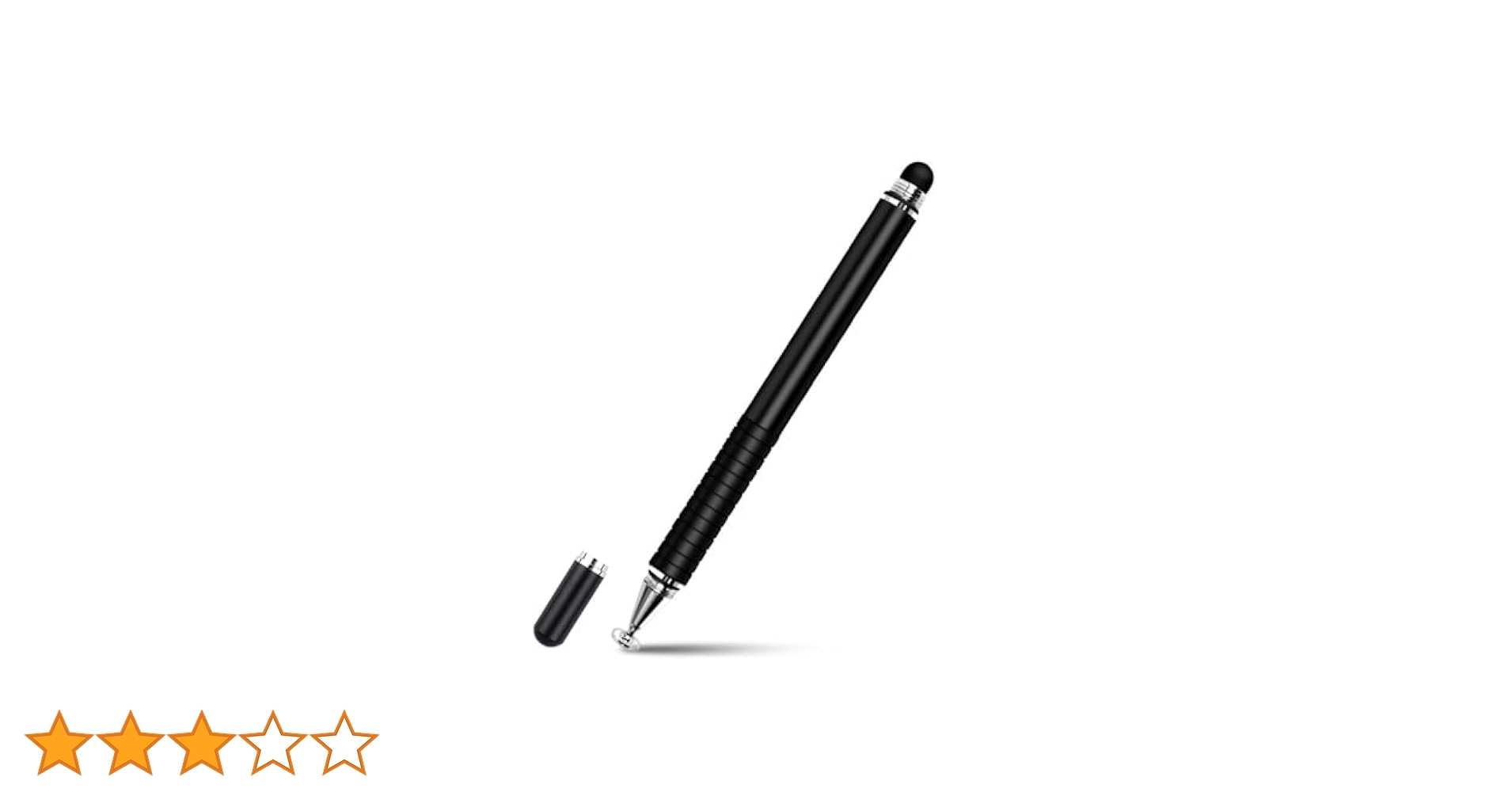 ペンタブレット 黒 交換可能ペン先付き Amazon | タッチペンタブレット スマートペン 【 黒 1本 先端2