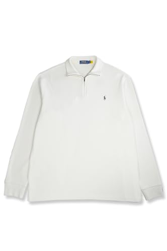 Polo Ralph Lauren Men's Half Zip French Rib Cotton Pullover Sweater,2