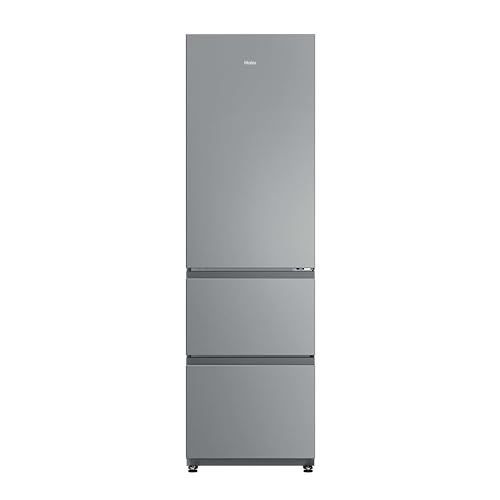 Haier 3D 55 Series 3 HTR3518ENMX - Frigorifero Combi, Cassetti Direct Access, Circular AirFlow, 303L, My ZonePro, FunzioneECO, Total No Frost, Larghezza 54,5 cm, Motore Inverter, Luce, Display Interno