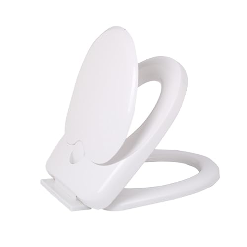 Wttfc Tapa WC Universal Cierre Suave, Forma U, 34x43 cm Blanca