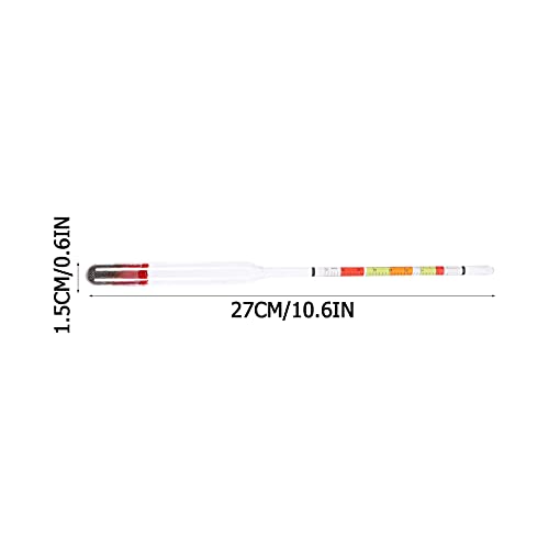 BESTonZON Homebrew Hydrometer Triple Scala Hydrometer Bier Wijn Hydrometer Zwaartekracht Hydrometer Suiker Hydrometer Hydrometer (Kleur gesorteerd) - Image 7