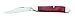 Bear & Son 219R Rosewood One-Blade Peanut Slip Joint Knife, 2 7/8-Inch