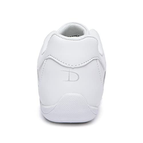 Danzcue Womens Girls Cheer Shoes White, Cheerleading Athletic Shoes, 7M #TOP5