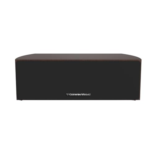 Image of CERWIN-VEGA! Home Audio LA24E 4 inch 150W 2-Way Center Channel Speakers Passive (Expresso)