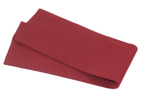 Image of TinaKim Ribbing Knit Fabric, for Waistbands Collar Cuffs Sewing Material (Tubular Wine red, 16x4in)