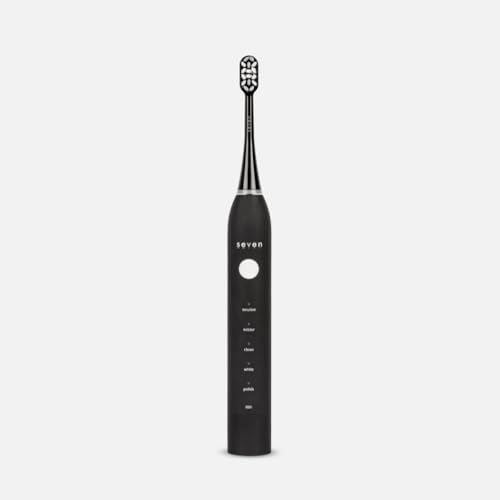 Image of Seven Oral Care SuperBrush Pro Electric Toothbrush for Adults | Rechargeable Toothbrush with Advanced Cleaning Technology | Soft Bristles | Gentle on Gums | Ergonomic Lightweight Design | Daily Oral Care (Matte Black)