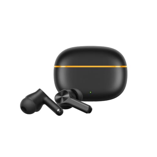 Image of Earbuds for Realme Buds T110 True Wireless Bluetooth in-Ear Headphones Earphones, Bluetooth 5.4, Up to 38 Hours Playtime, Fast Charging, Low Latency Gaming, IPX5 Water Resistant, Built-in Mic - Black
