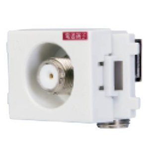 日本アンテナ 小型テレビ端子 電源挿入型 入力-TV間電通 LKE7P