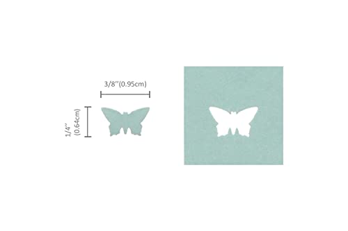 Bira Craft 3/8 Inch Butterfly 3 Shape Lever Action Craft Punch For Paper Crafting Scrapbooking #TOP1